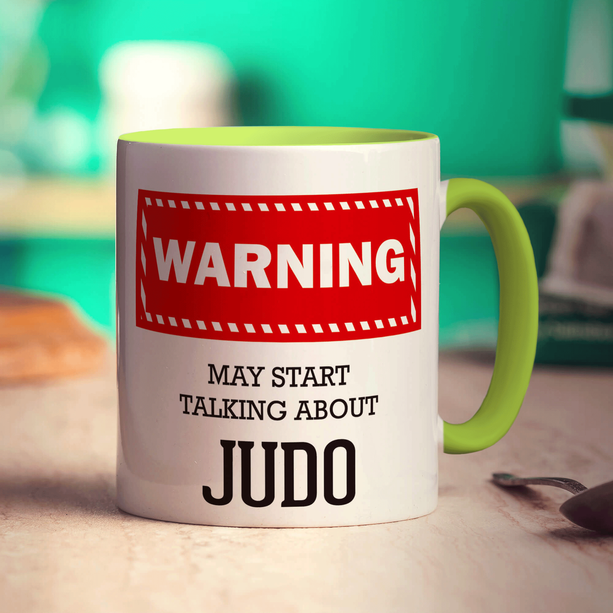 Warning! May Start Talking About Judo Mug