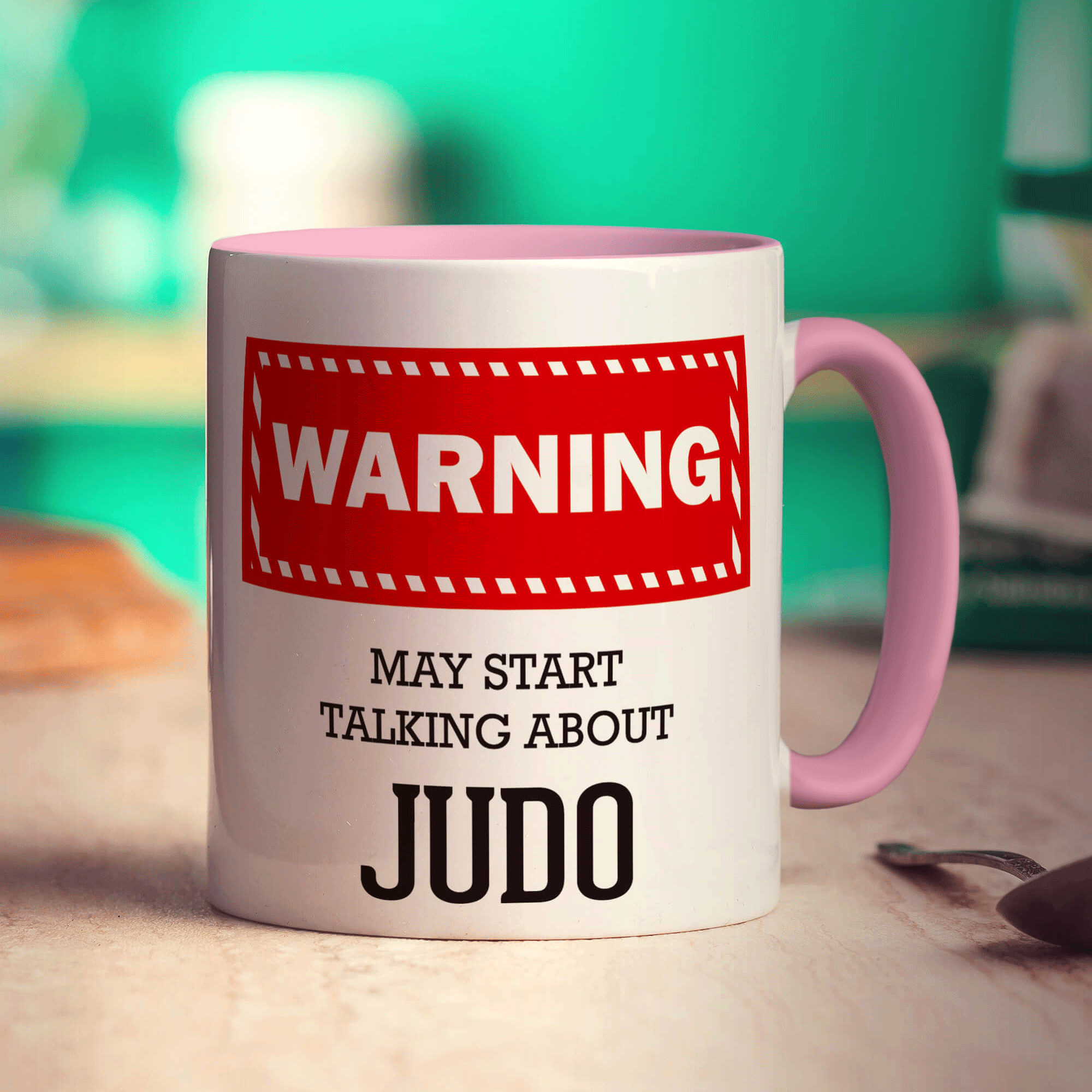 Warning! May Start Talking About Judo Mug