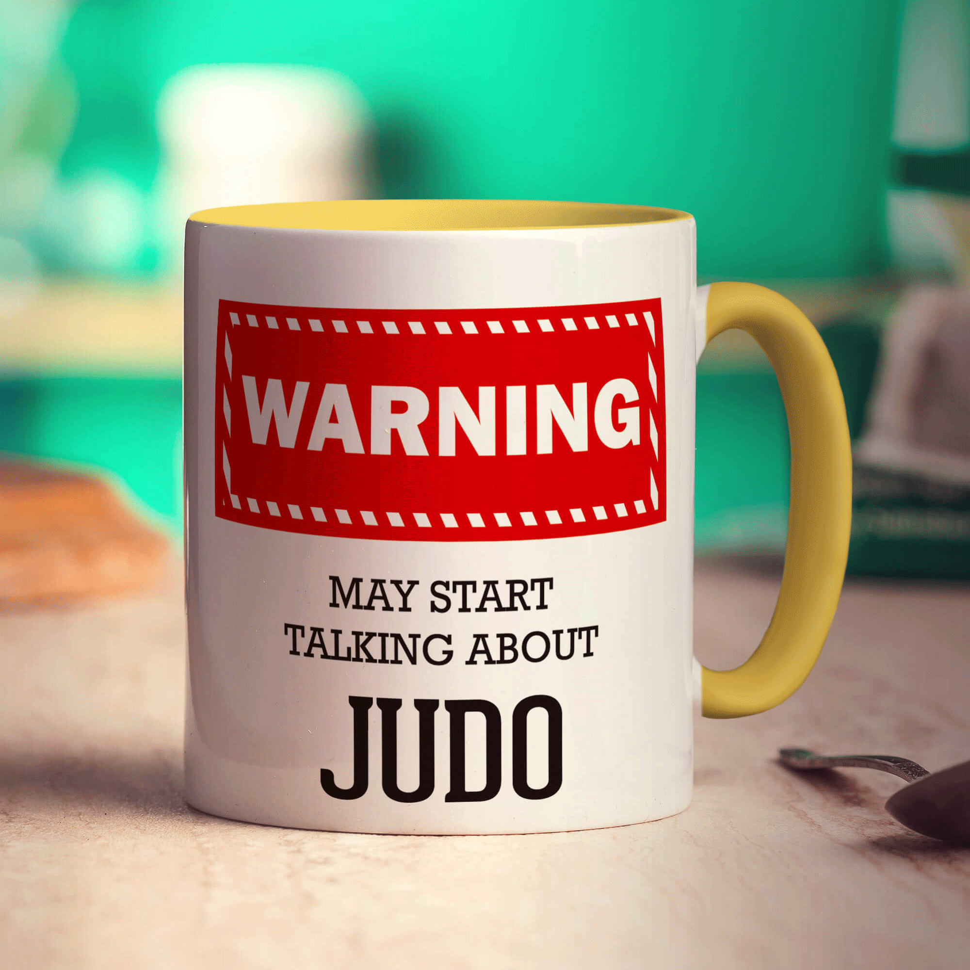 Warning! May Start Talking About Judo Mug