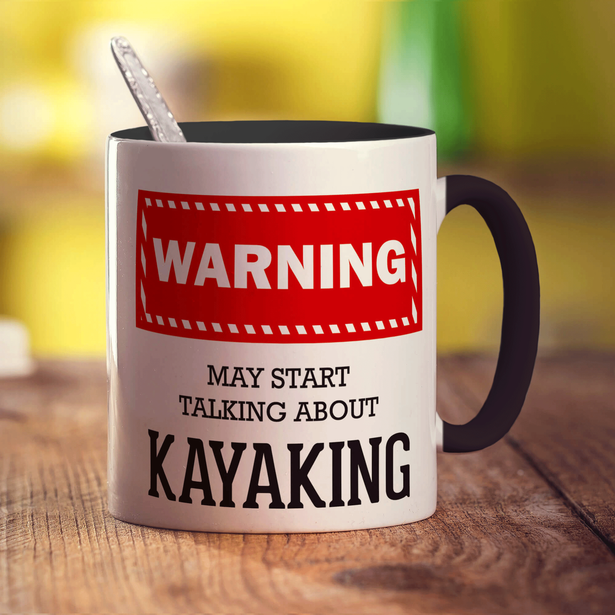 Warning! May Start Talking About Kayaking Mug