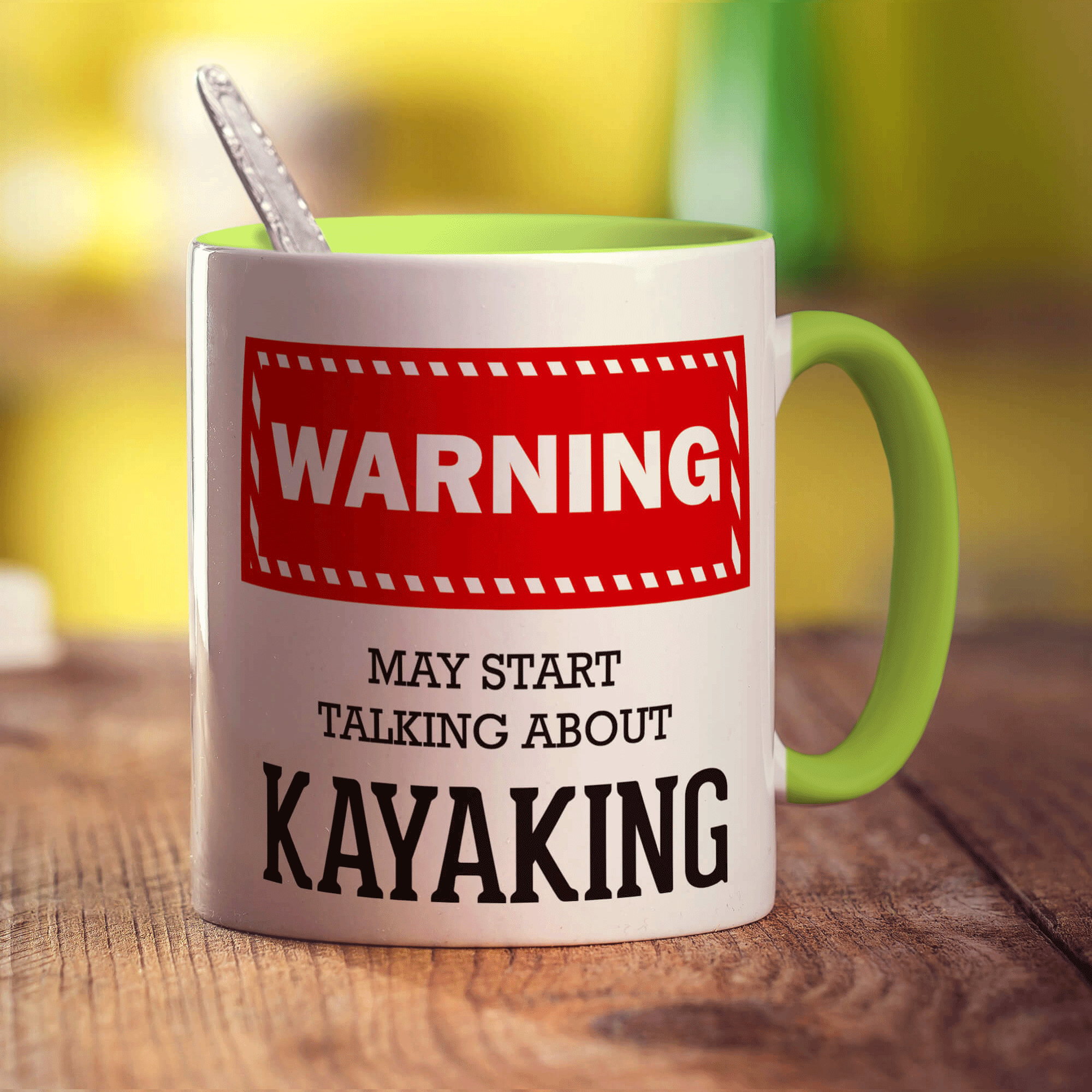 Warning! May Start Talking About Kayaking Mug