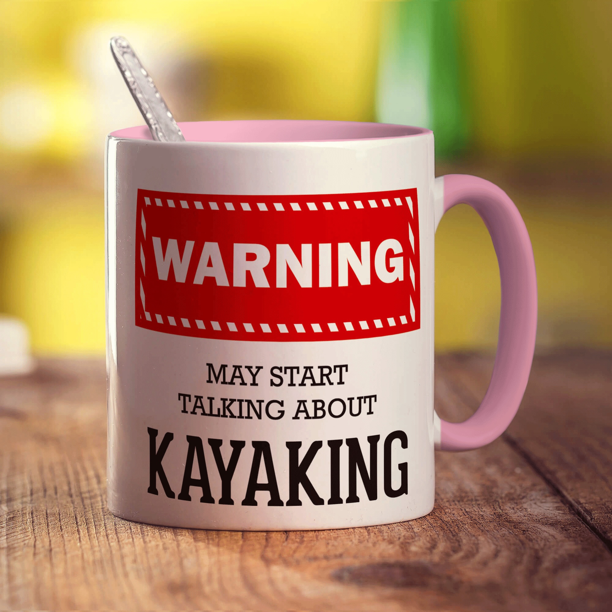 Warning! May Start Talking About Kayaking Mug