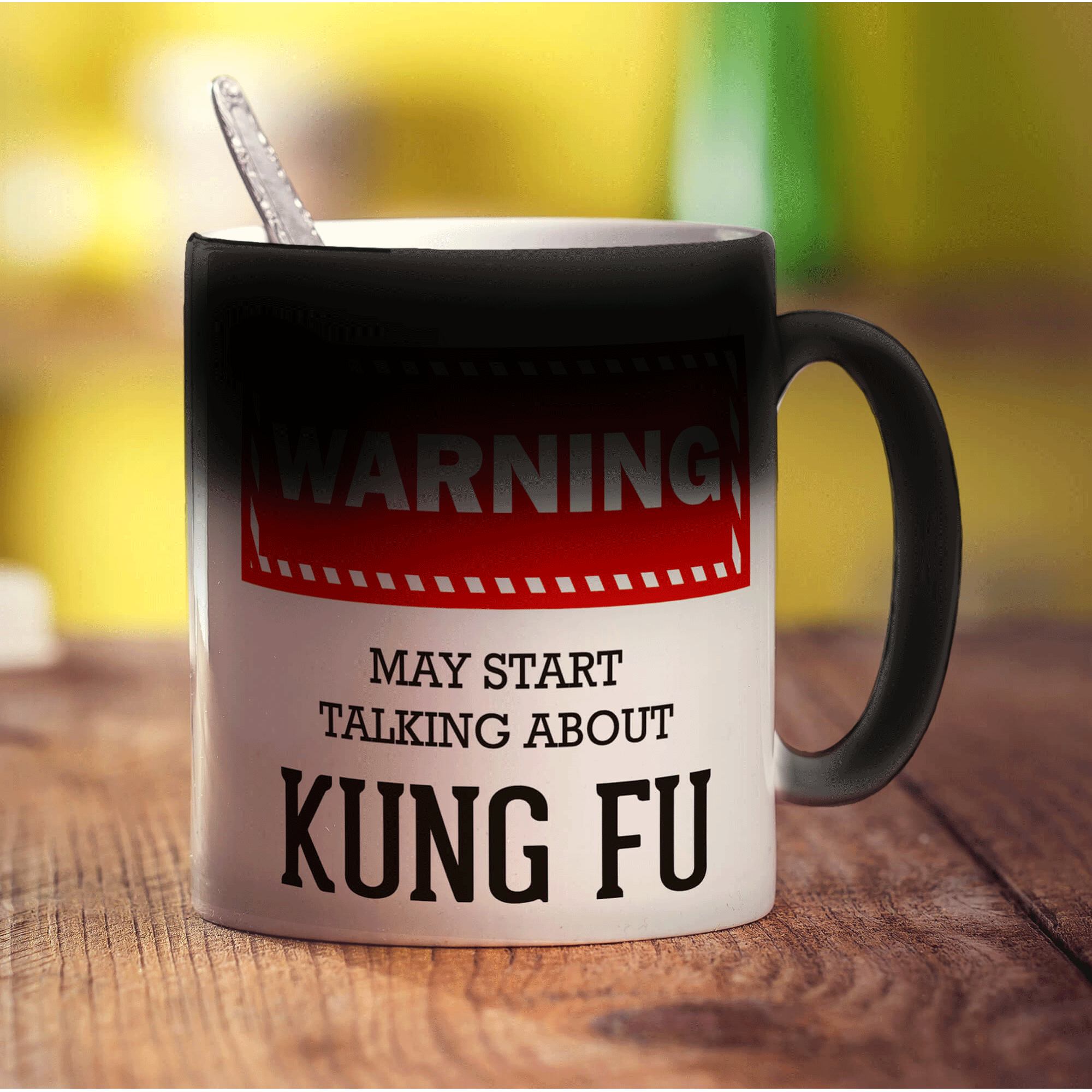 Warning! May Start Talking About Kung Fu Mug