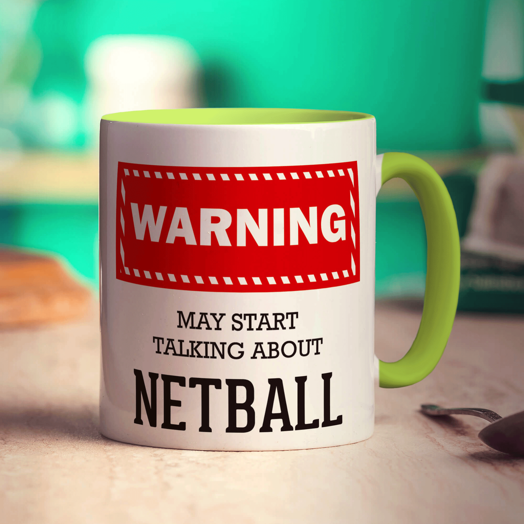 Warning! May Start Talking About Netball Mug