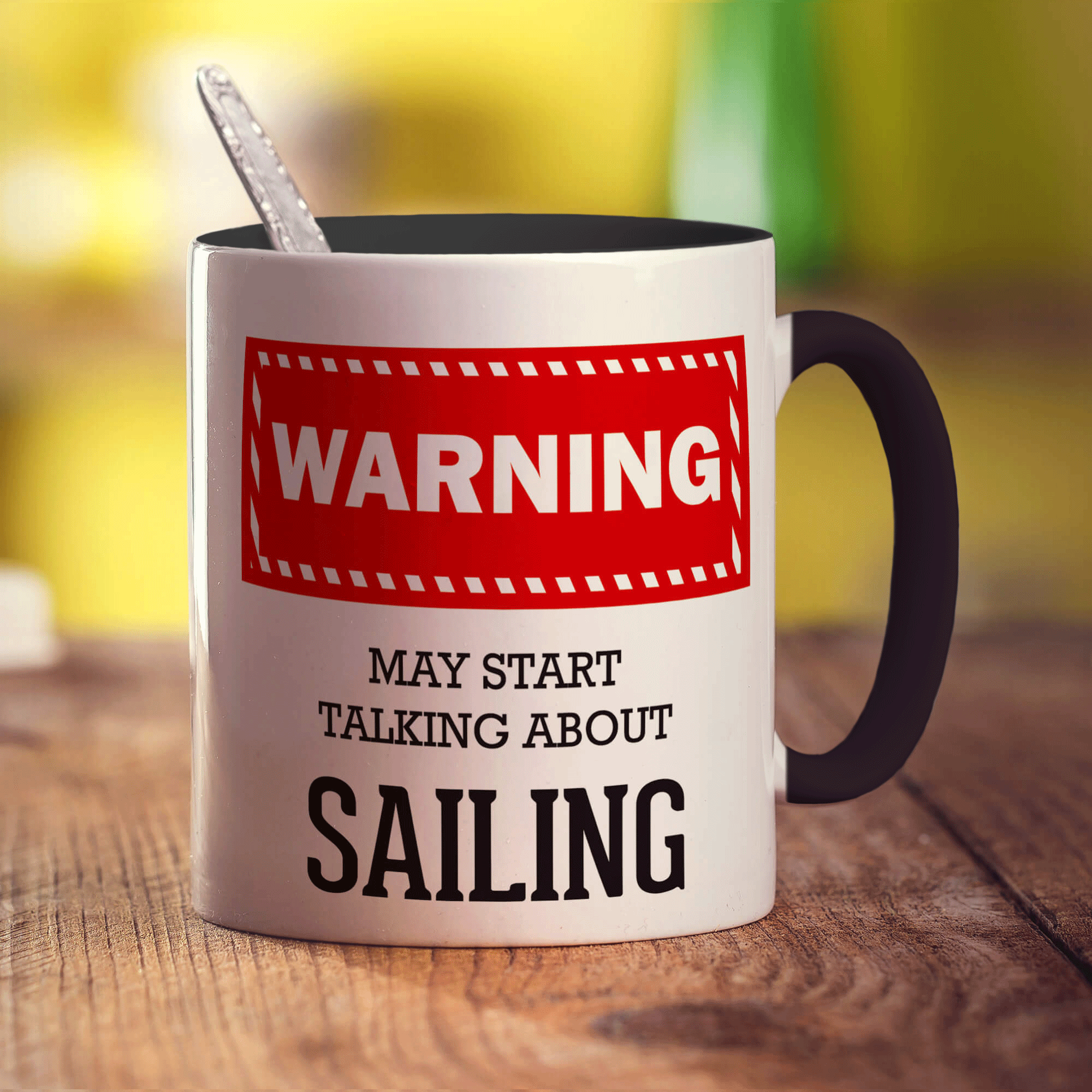 Warning! May Start Talking About Sailing Mug