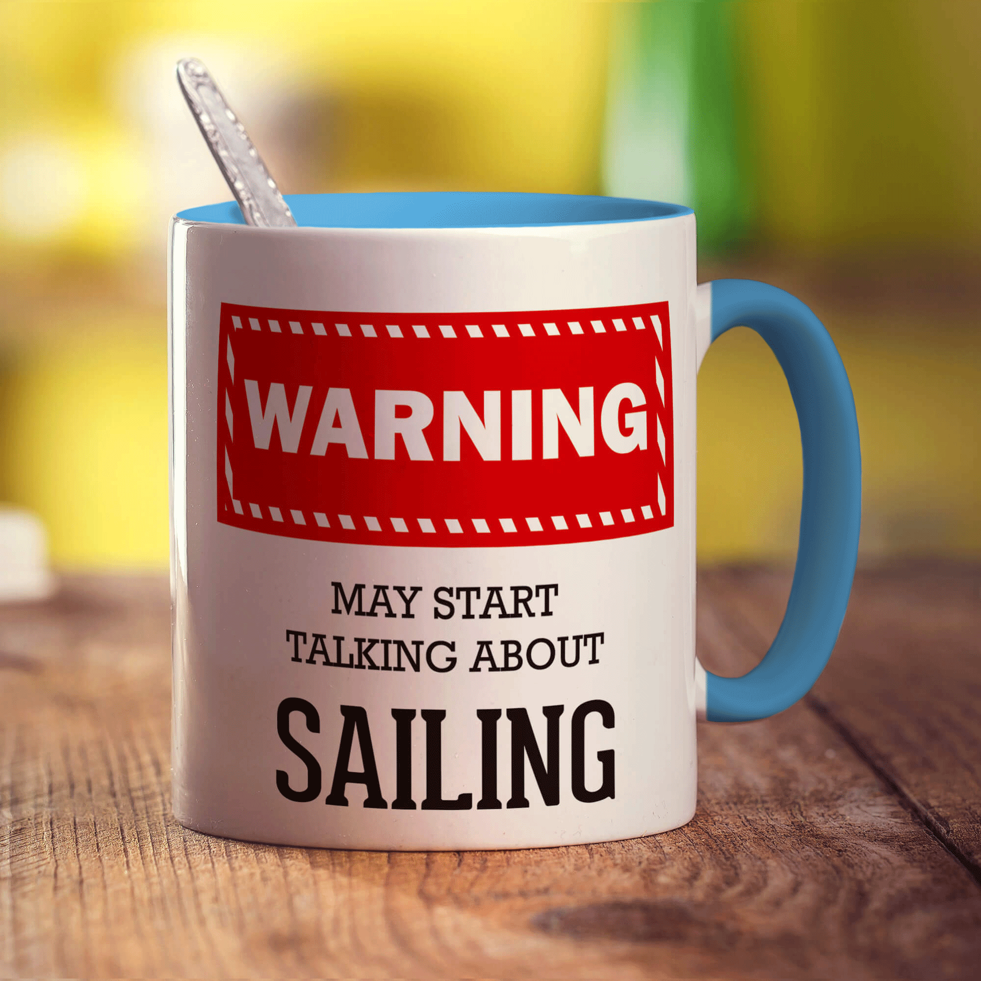 Warning! May Start Talking About Sailing Mug