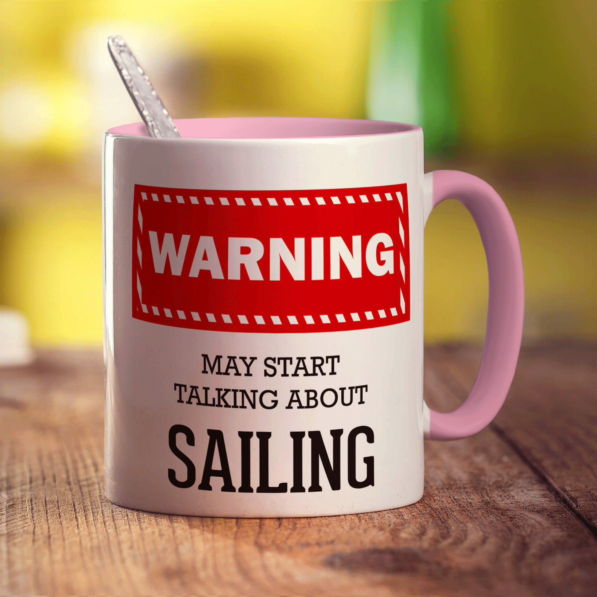 Warning! May Start Talking About Sailing Mug