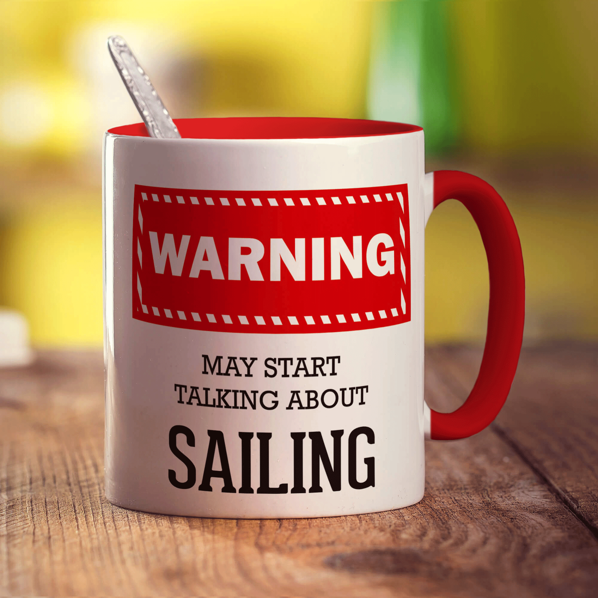 Warning! May Start Talking About Sailing Mug