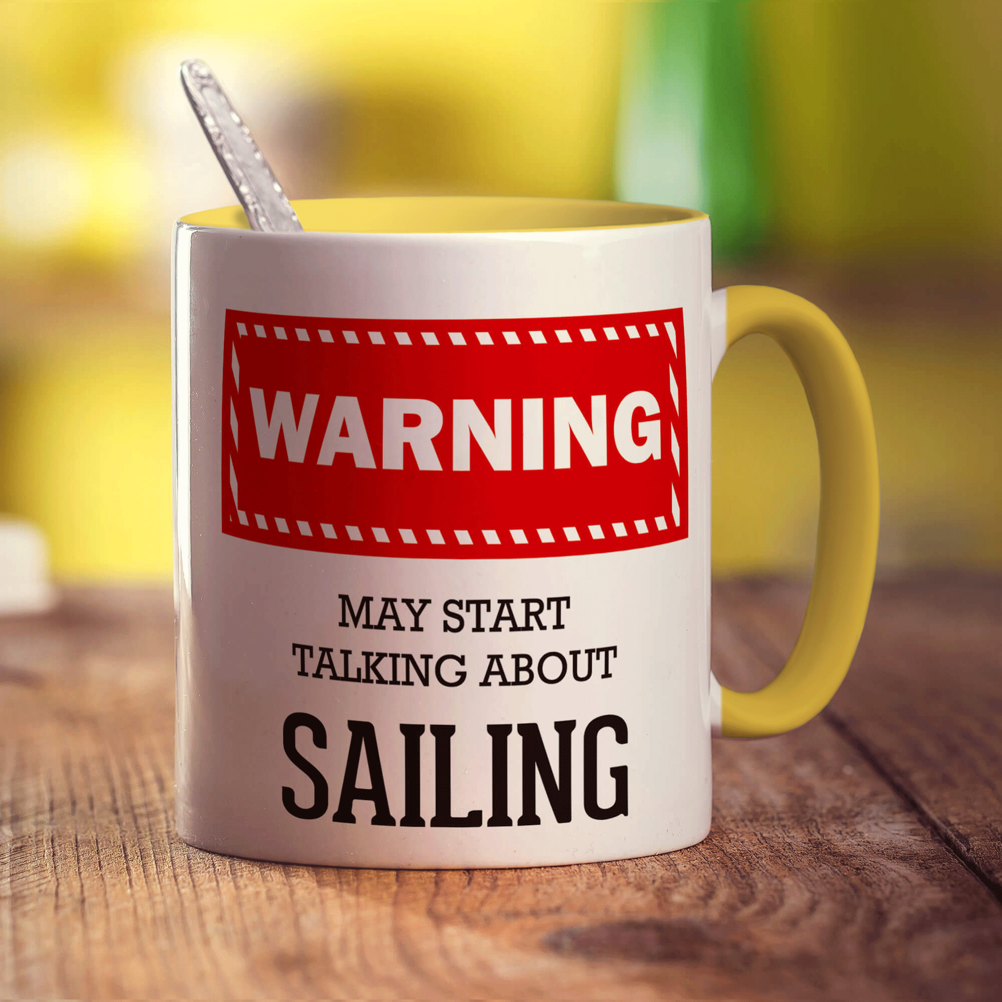 Warning! May Start Talking About Sailing Mug
