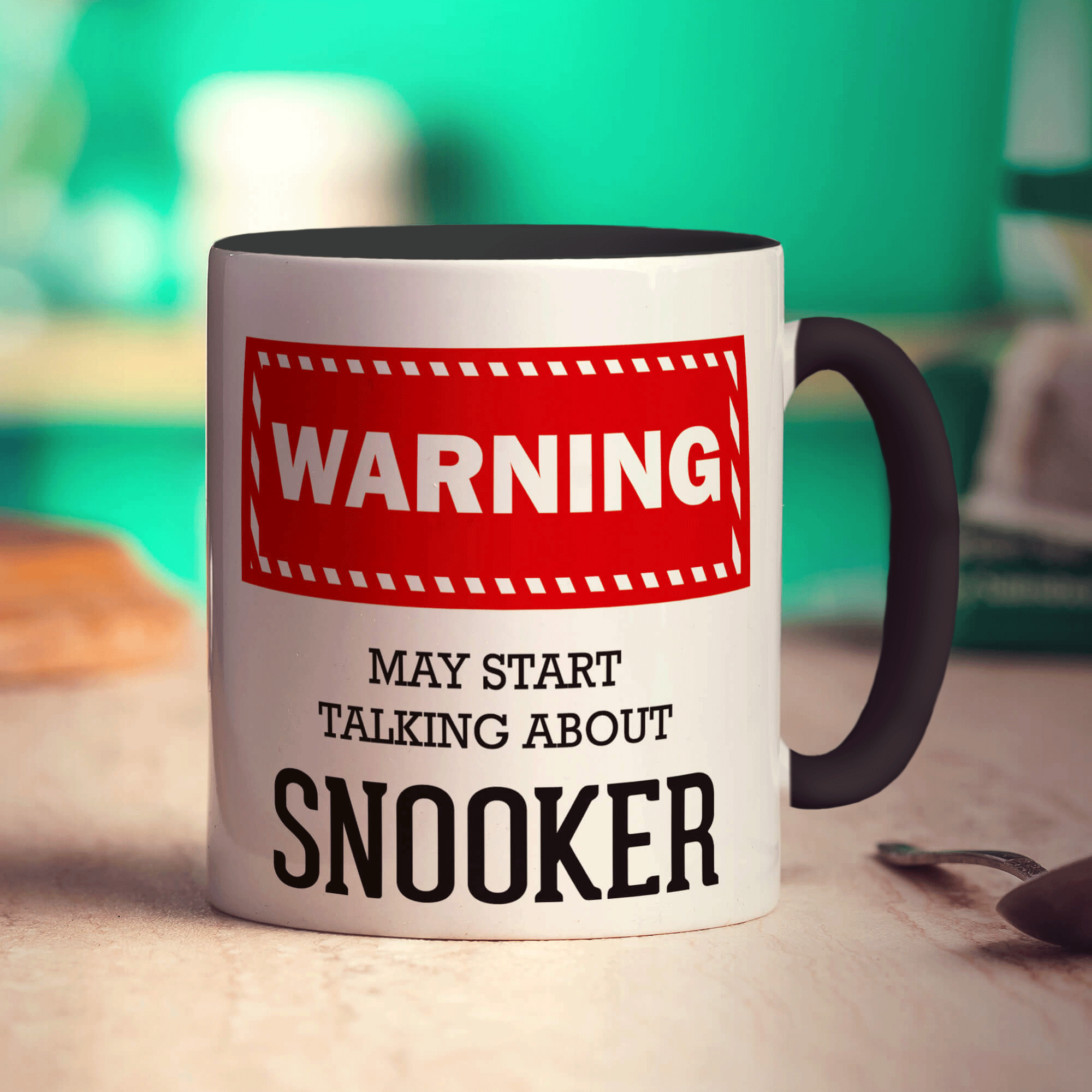 Warning! May Start Talking About Snooker Mug