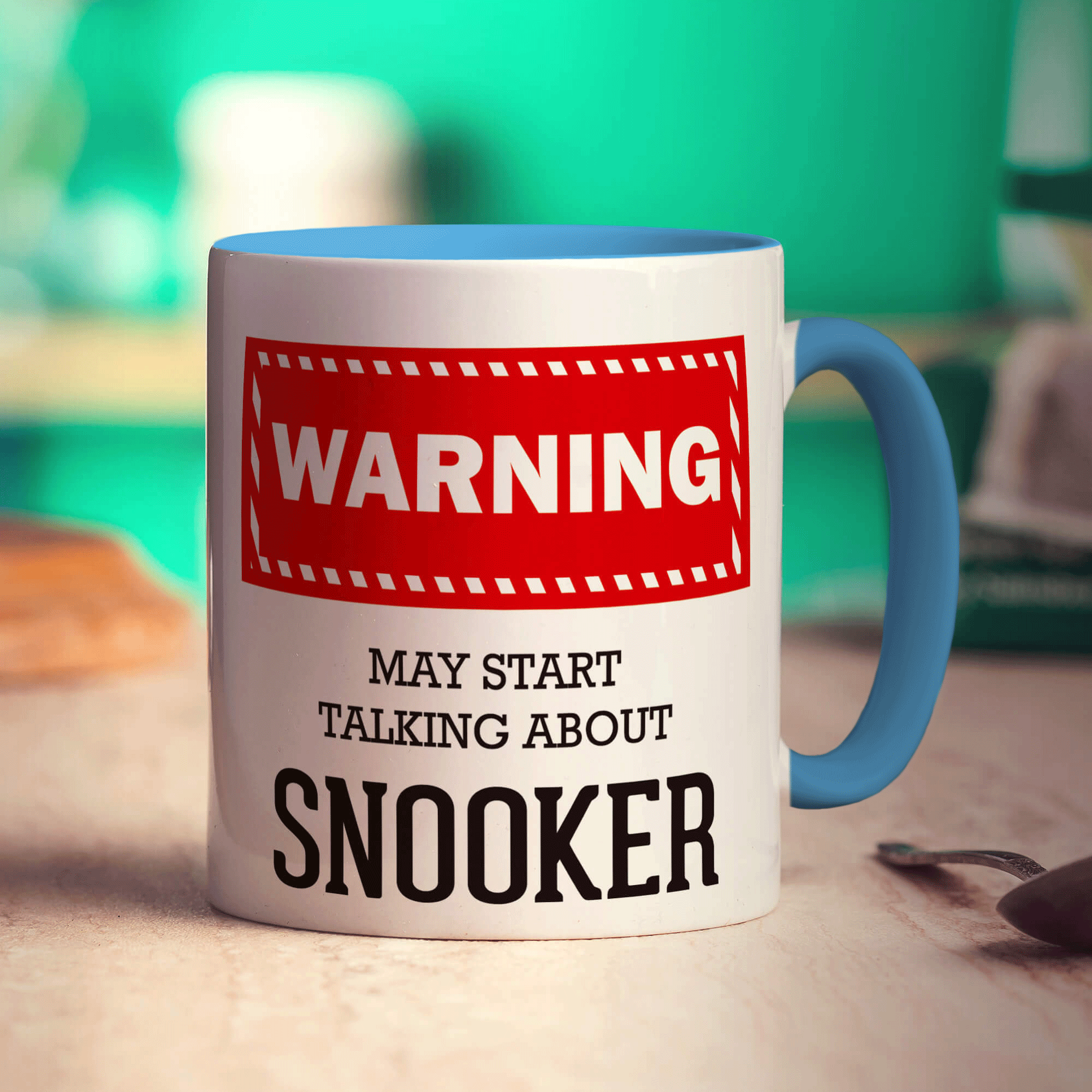 Warning! May Start Talking About Snooker Mug