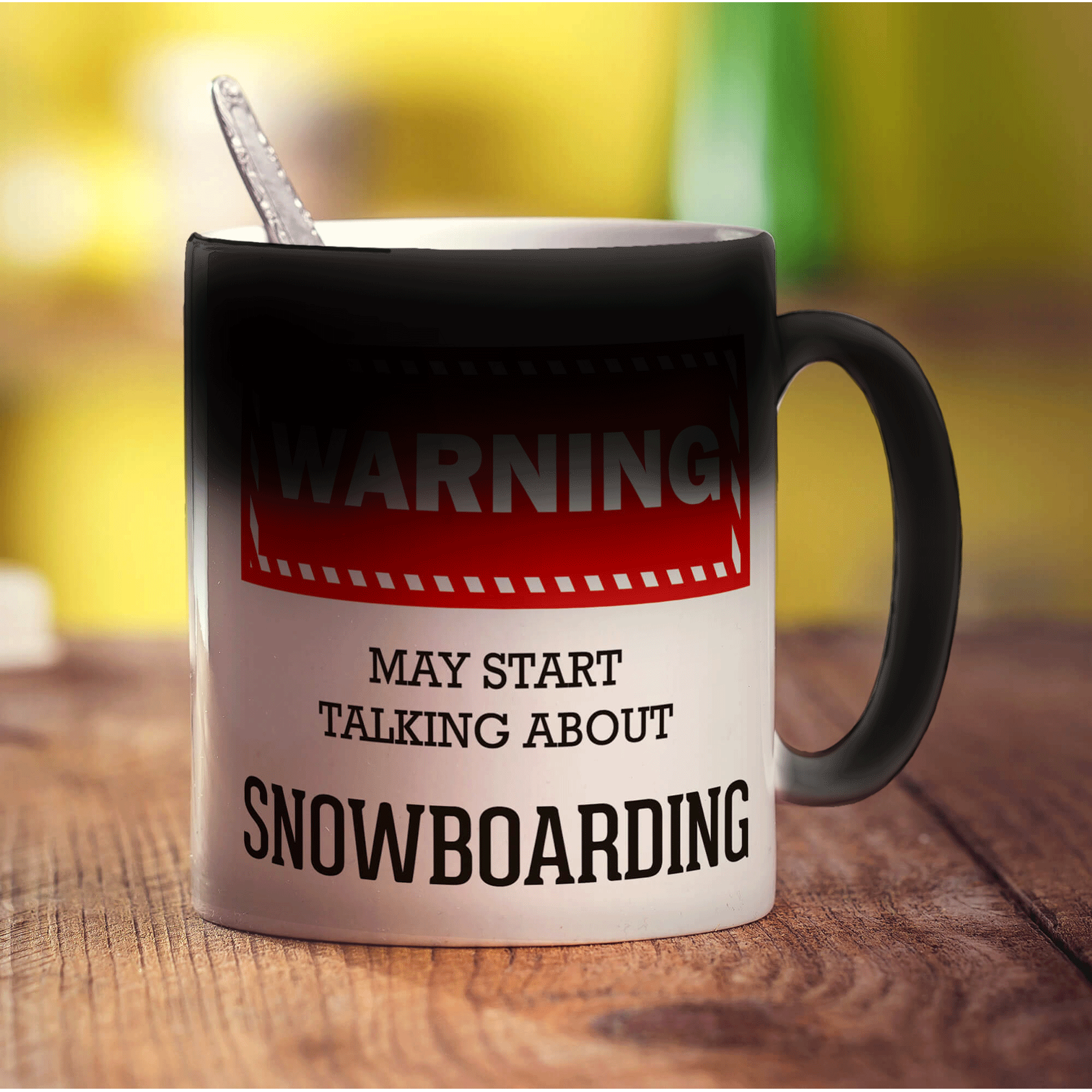 Warning! May Start Talking About Snowboarding Mug