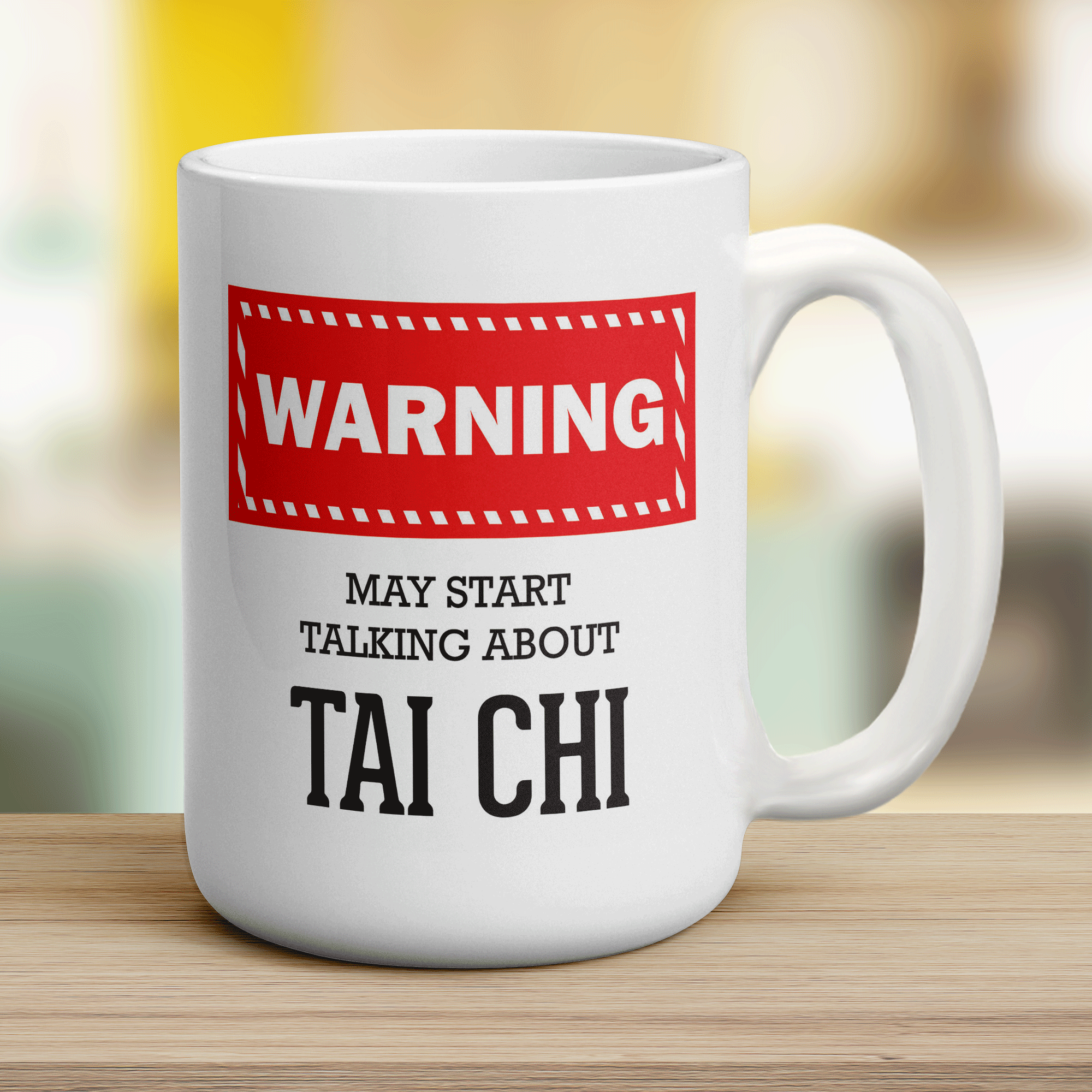 Warning! May Start Talking About Tai Chi Mug
