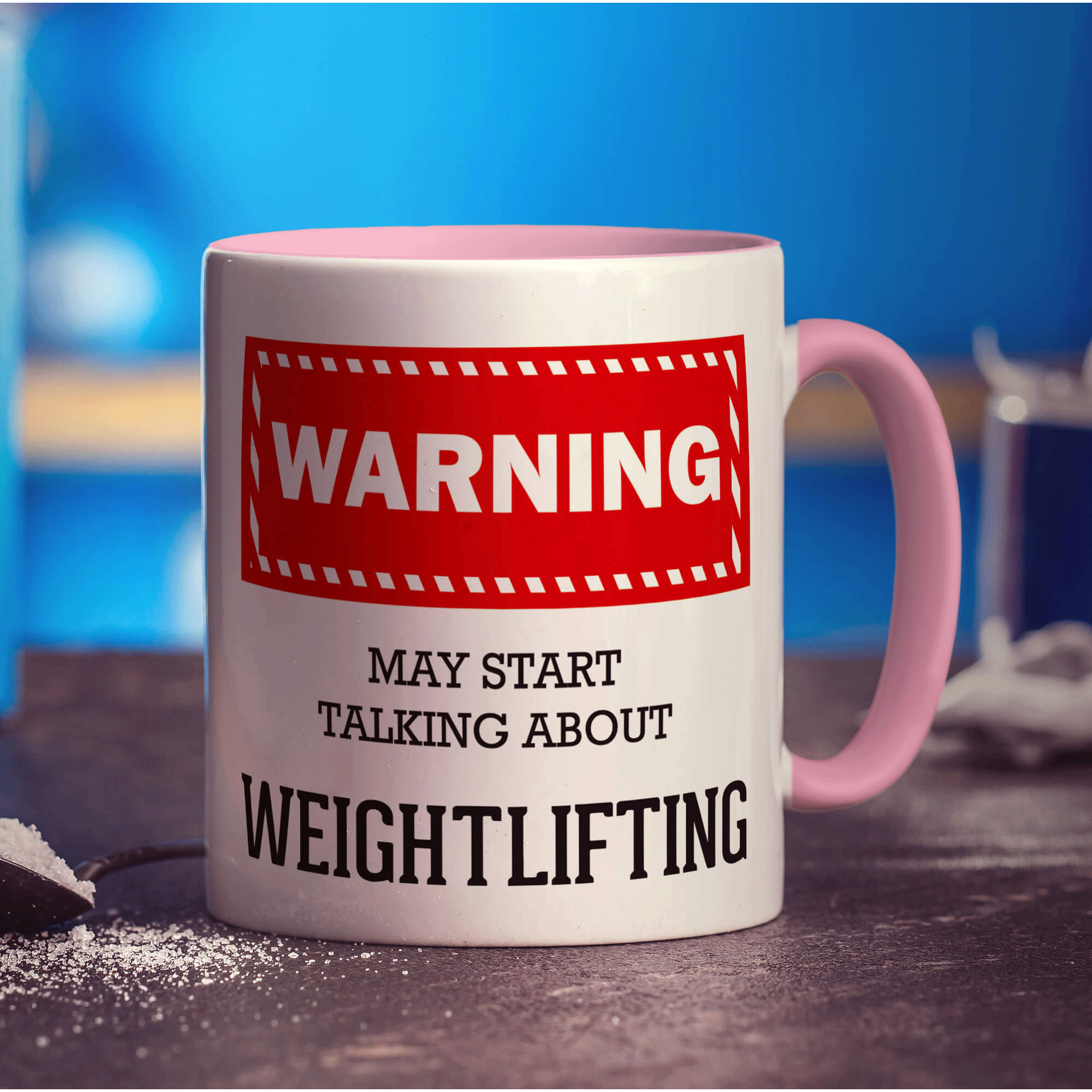 Warning! May Start Talking About Weightlifting Mug