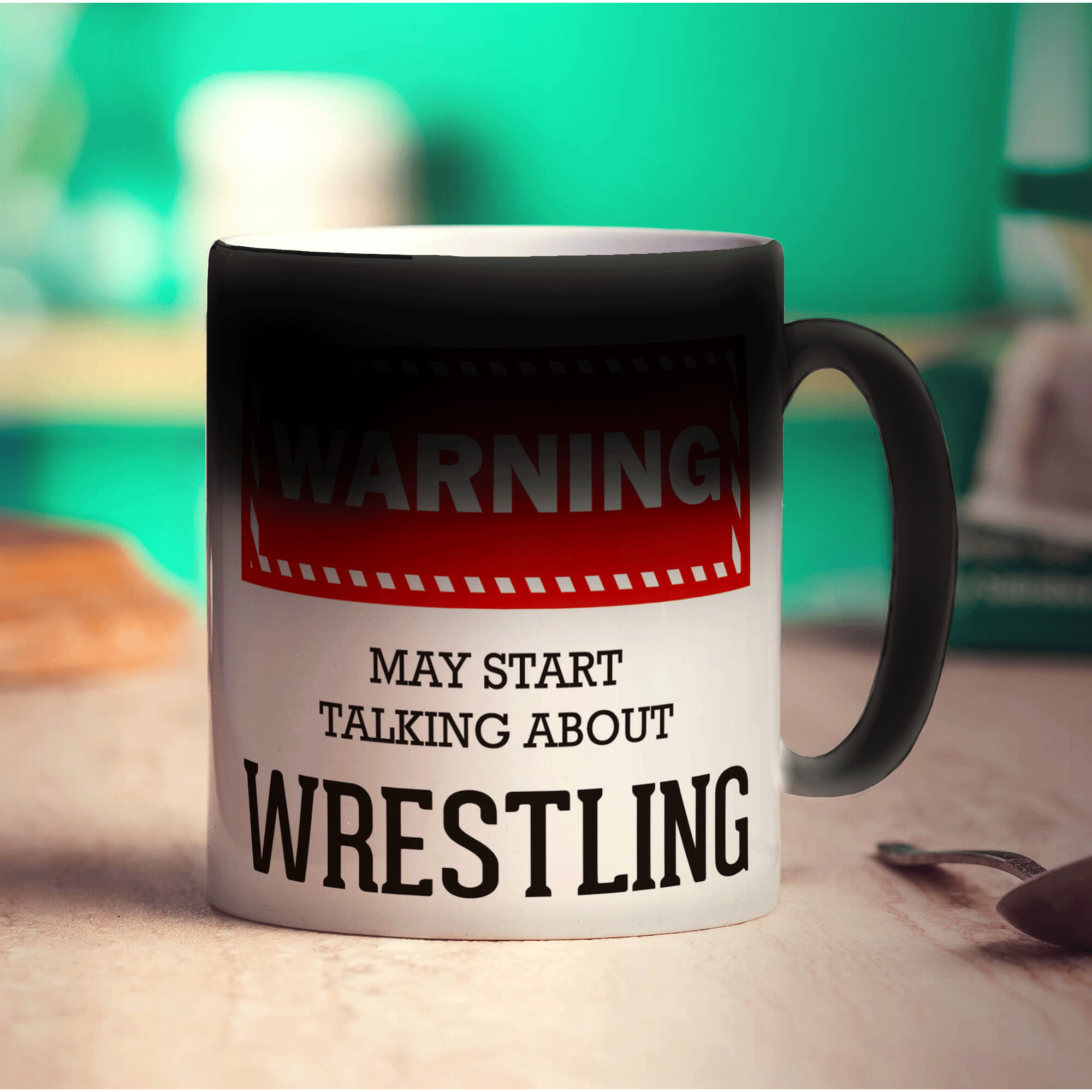 Warning! May Start Talking About Wrestling Mug