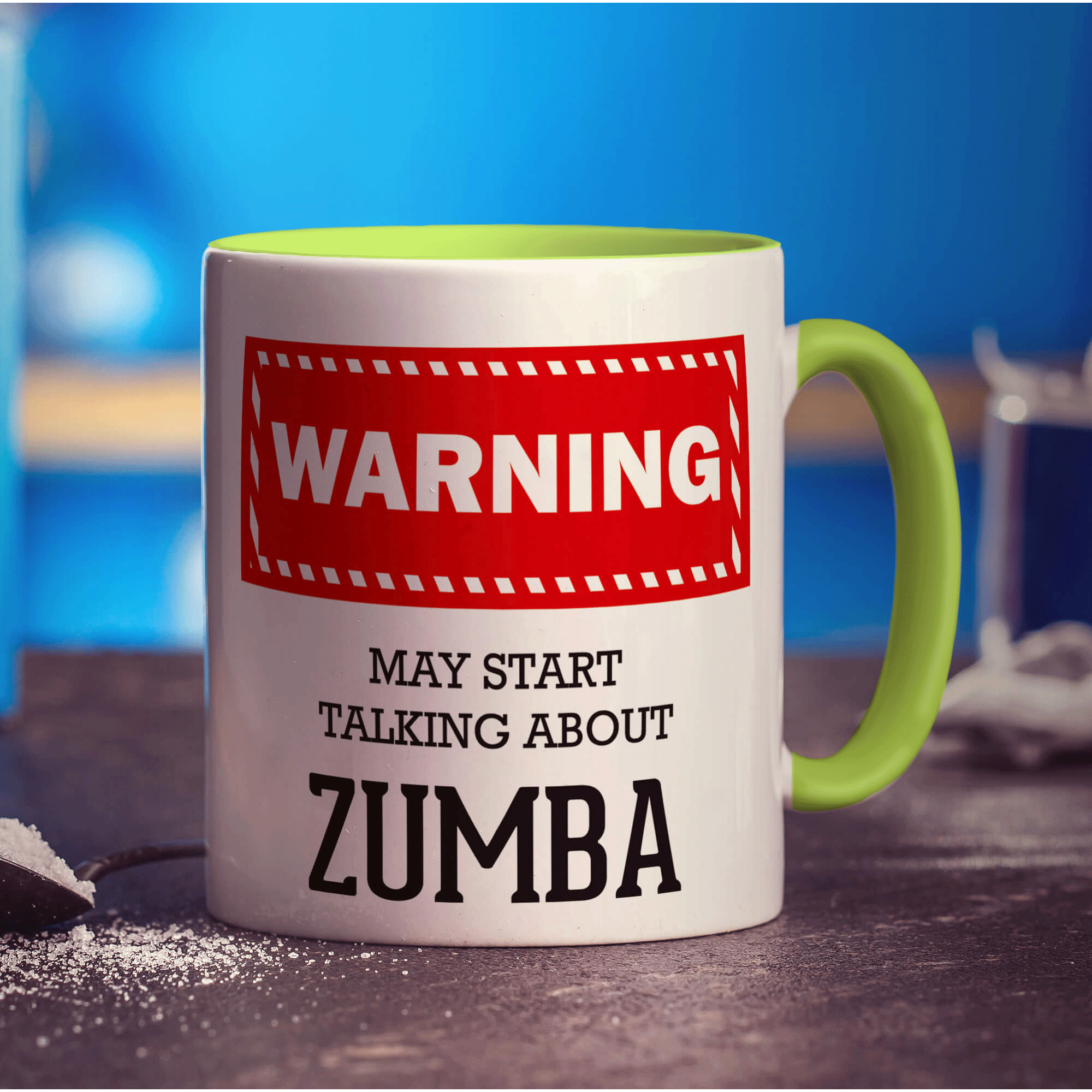 Warning! May Start Talking About Zumba Mug
