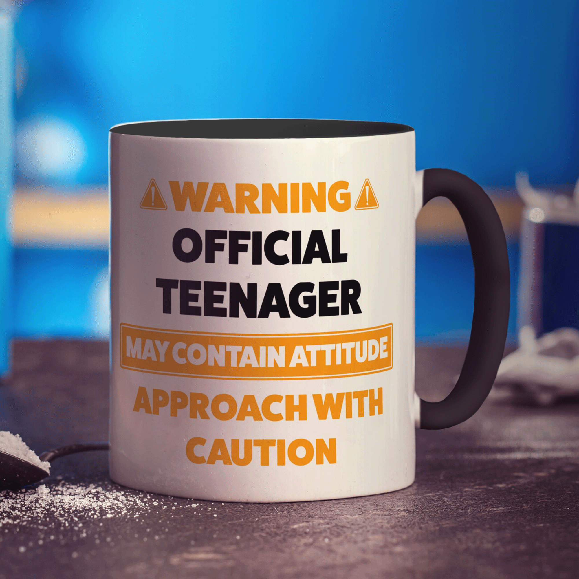 Warning Official Teenager Mug