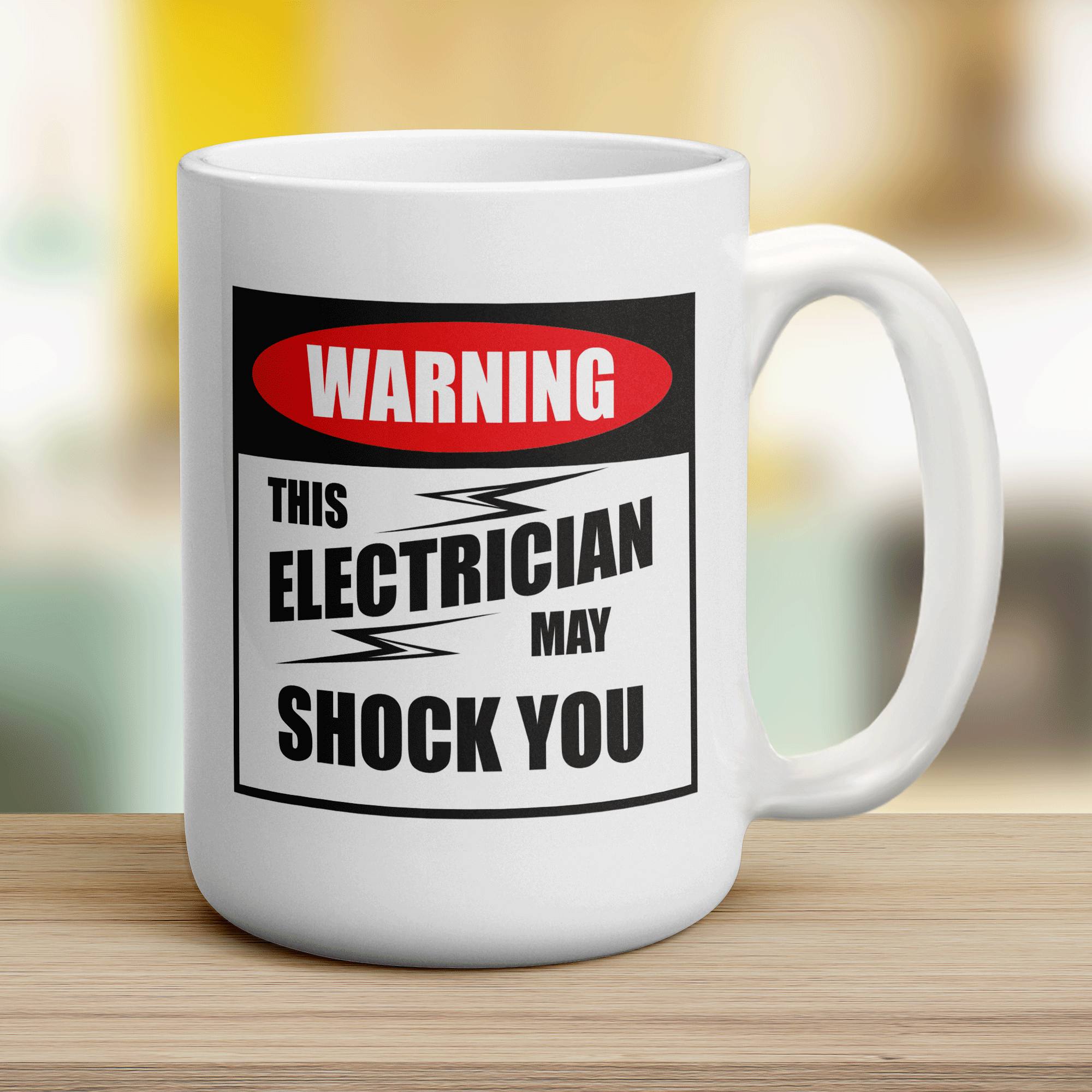 Warning This Electrician May Shock You Mug