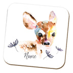 Watercolour Deer Coaster by Harriet Perkins