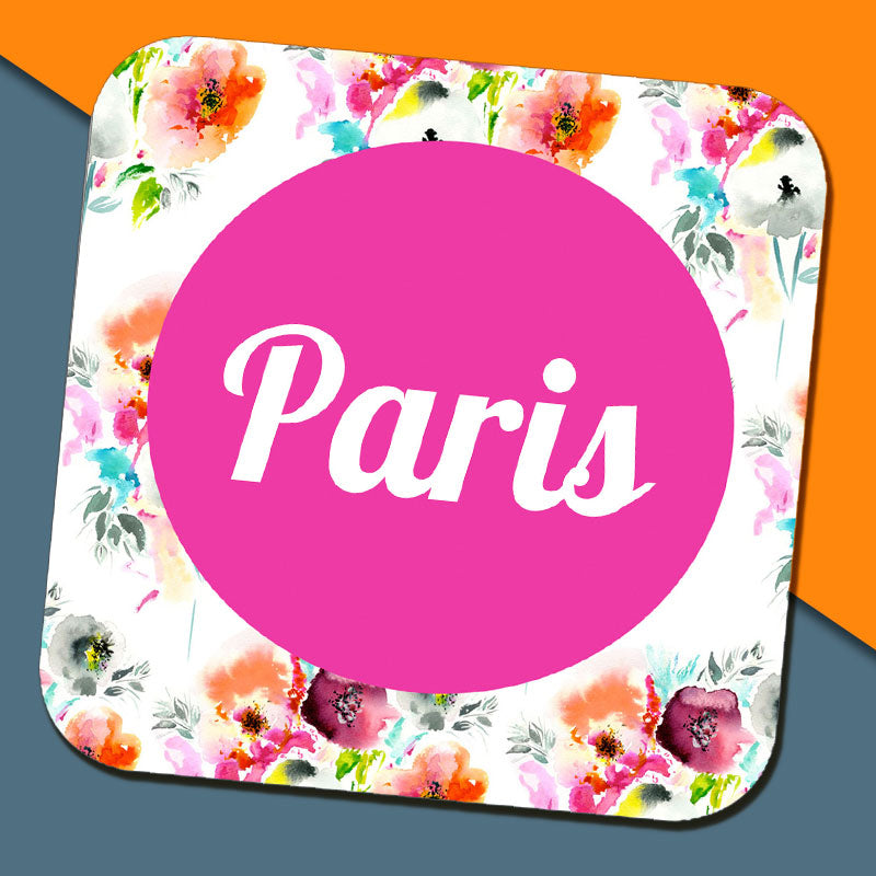 Watercolour Floral Coaster by Jessica Peppin
