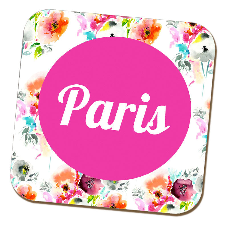 Watercolour Floral Coaster by Jessica Peppin