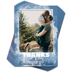 Watercolour Thank You Photo Card - Pack of 10