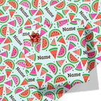 Watermelon Name Wrapping Paper
