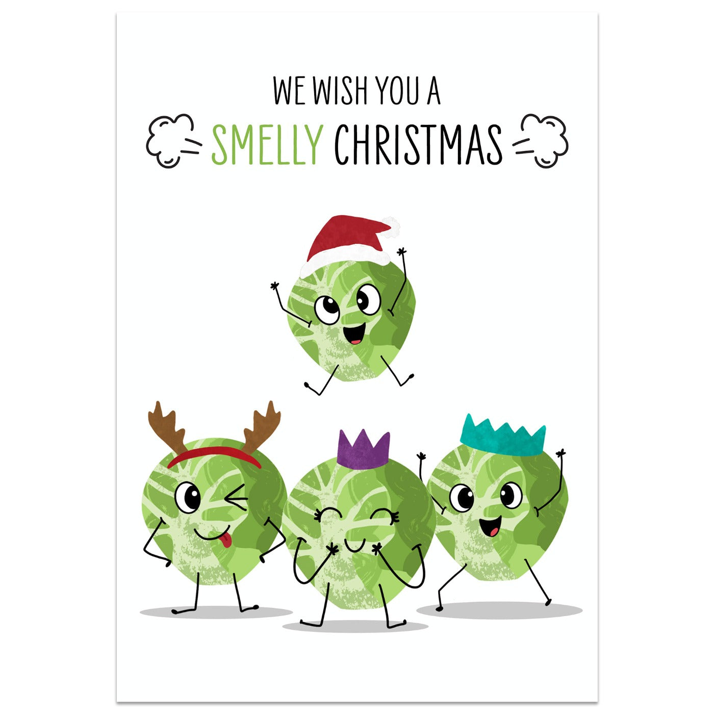 We Wish You a Smelly Christmas Card