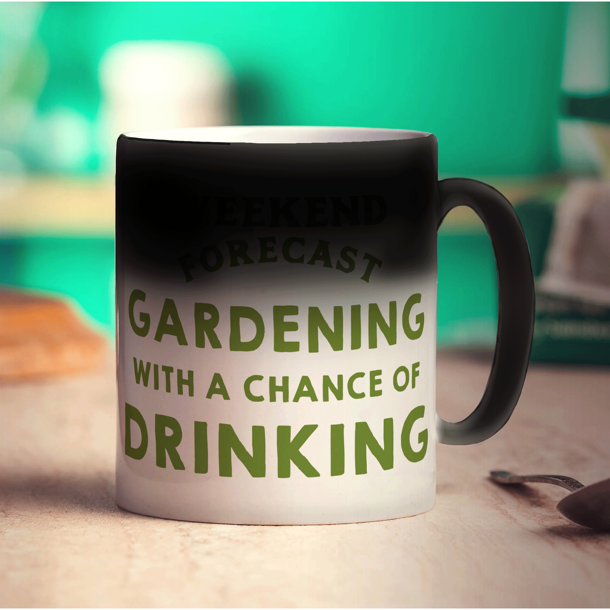 Weekend Forecast Gardening with a Chance of Drinking Mug - Standard 330ml (11oz) / Magic Mug