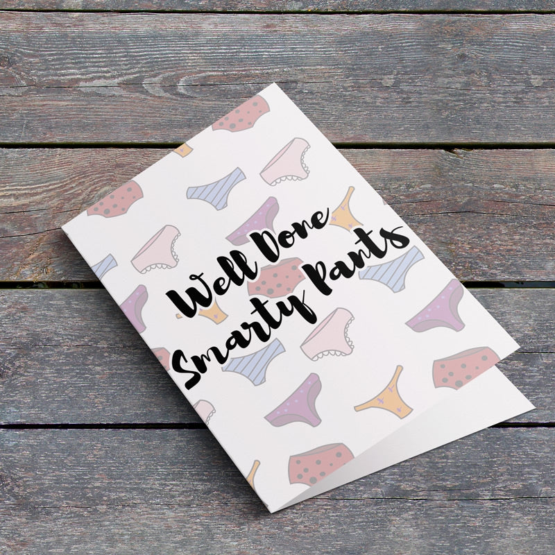 Well Done Smarty Pants Card