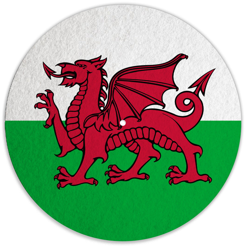 Welsh Flag Y Ddraig Goch 12" Slipmat