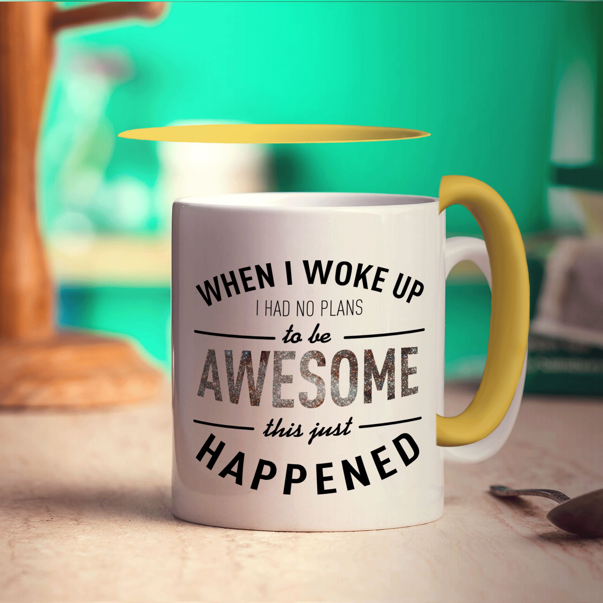 When I Woke Up I Had No Plans To Be Awesome This Just Happened Mug