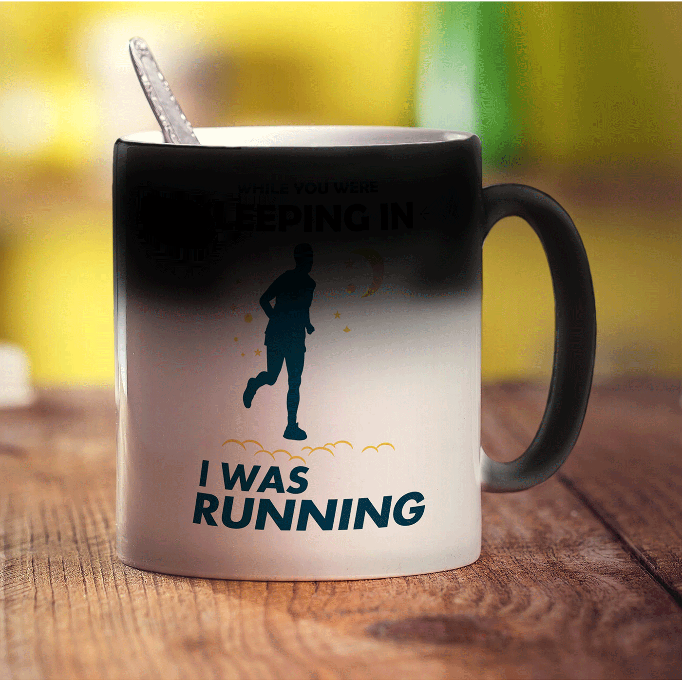 While You Were Sleeping In I was Running Mug - Standard 330ml (11oz) / Magic Mug