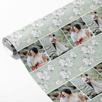 White Rose Photo Wrapping Paper