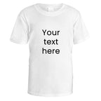 Custom Text T-Shirt - XX Large / White