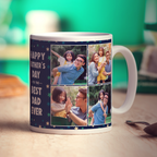 Happy Father's Day to the Best Dad Ever Photo Mug - Standard 330ml (11oz) / White