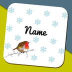 Winter Robin Personalised Name Mug