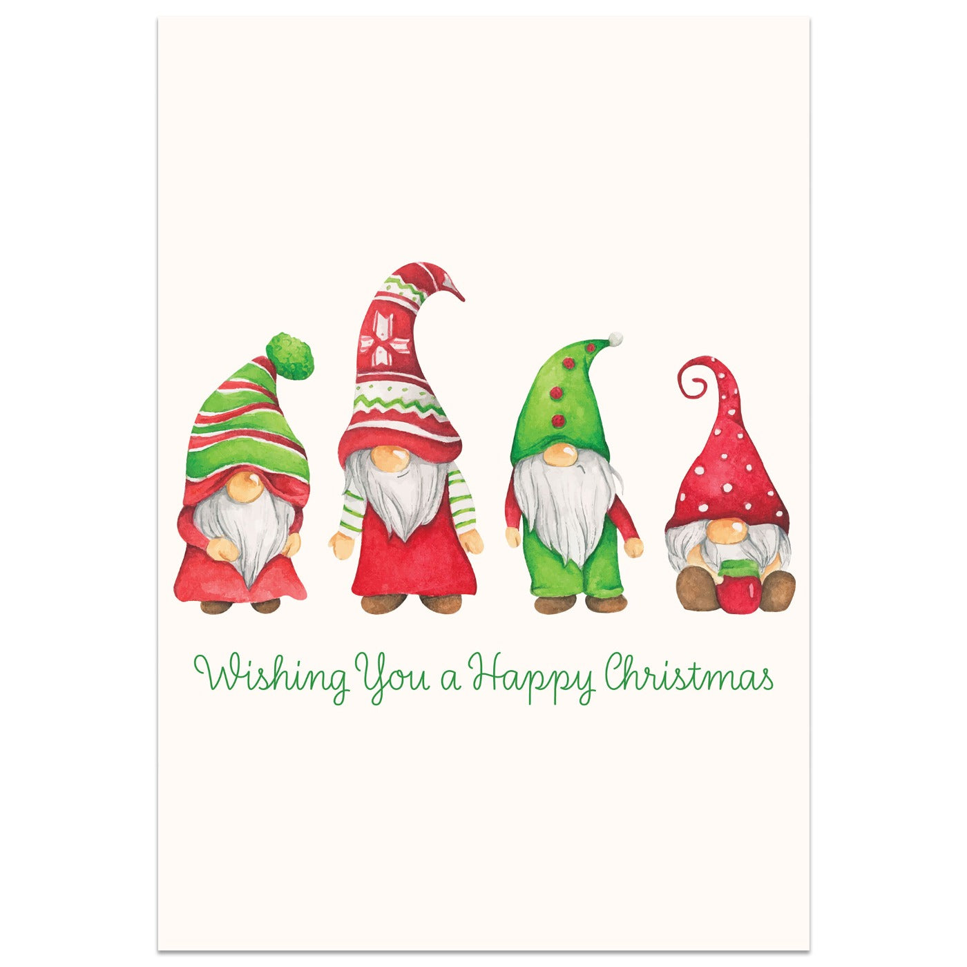 Wishing You a Happy Christmas Gnome Card
