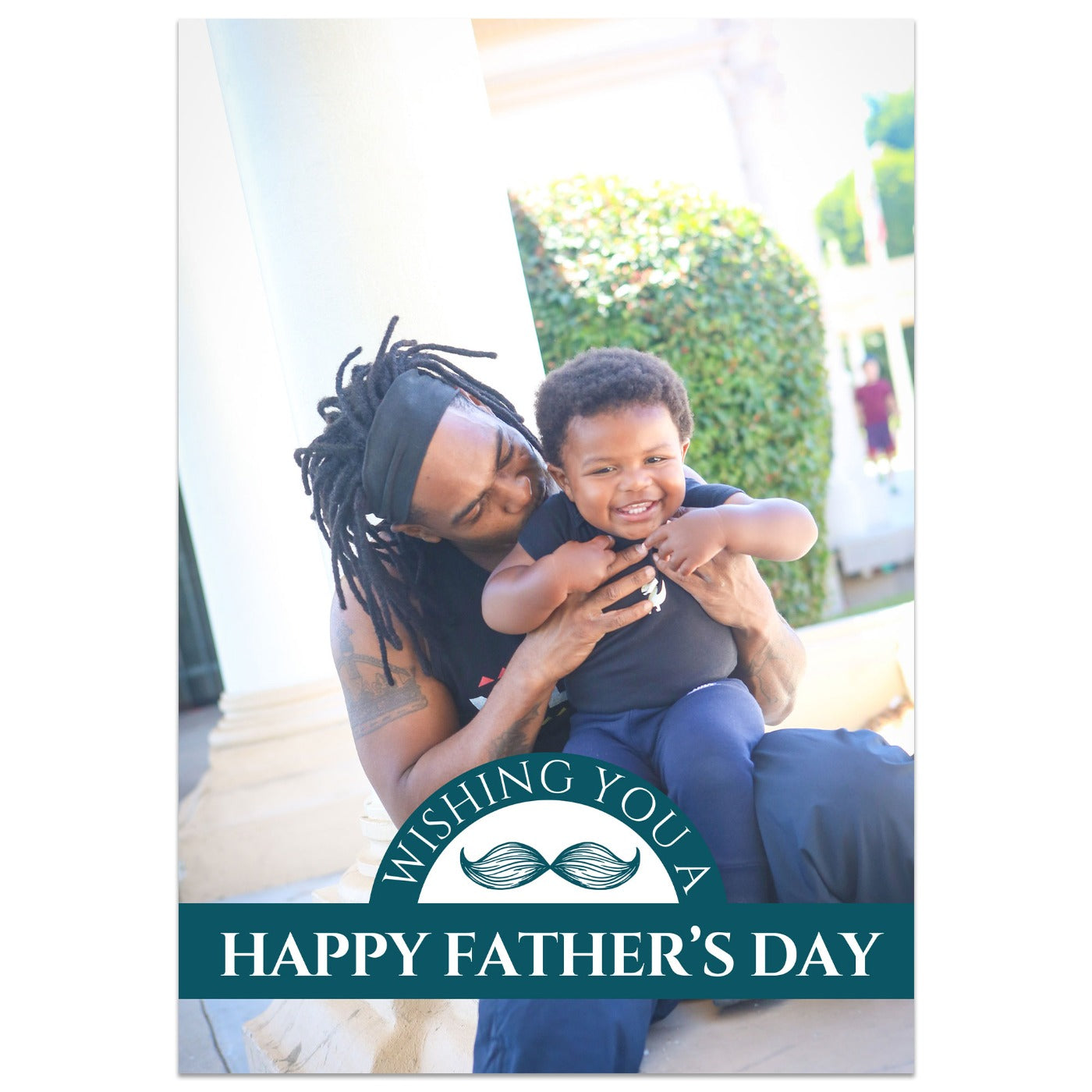 Wishing You a Happy Father's Day Card Lying Down