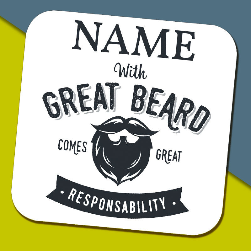 With Great Beard Comes Great Responsibility Mug