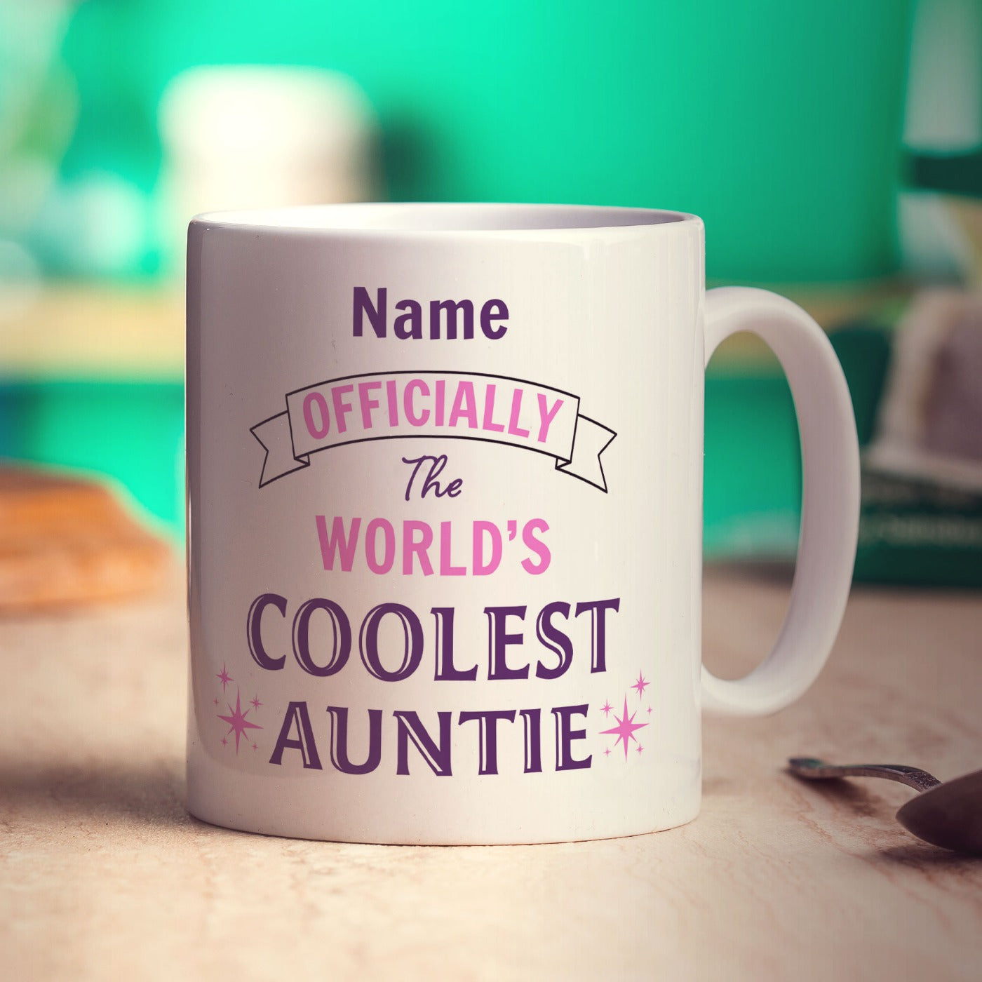 World's Coolest Auntie Personalised Mug