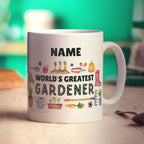 World's Greatest Gardener Name Mug