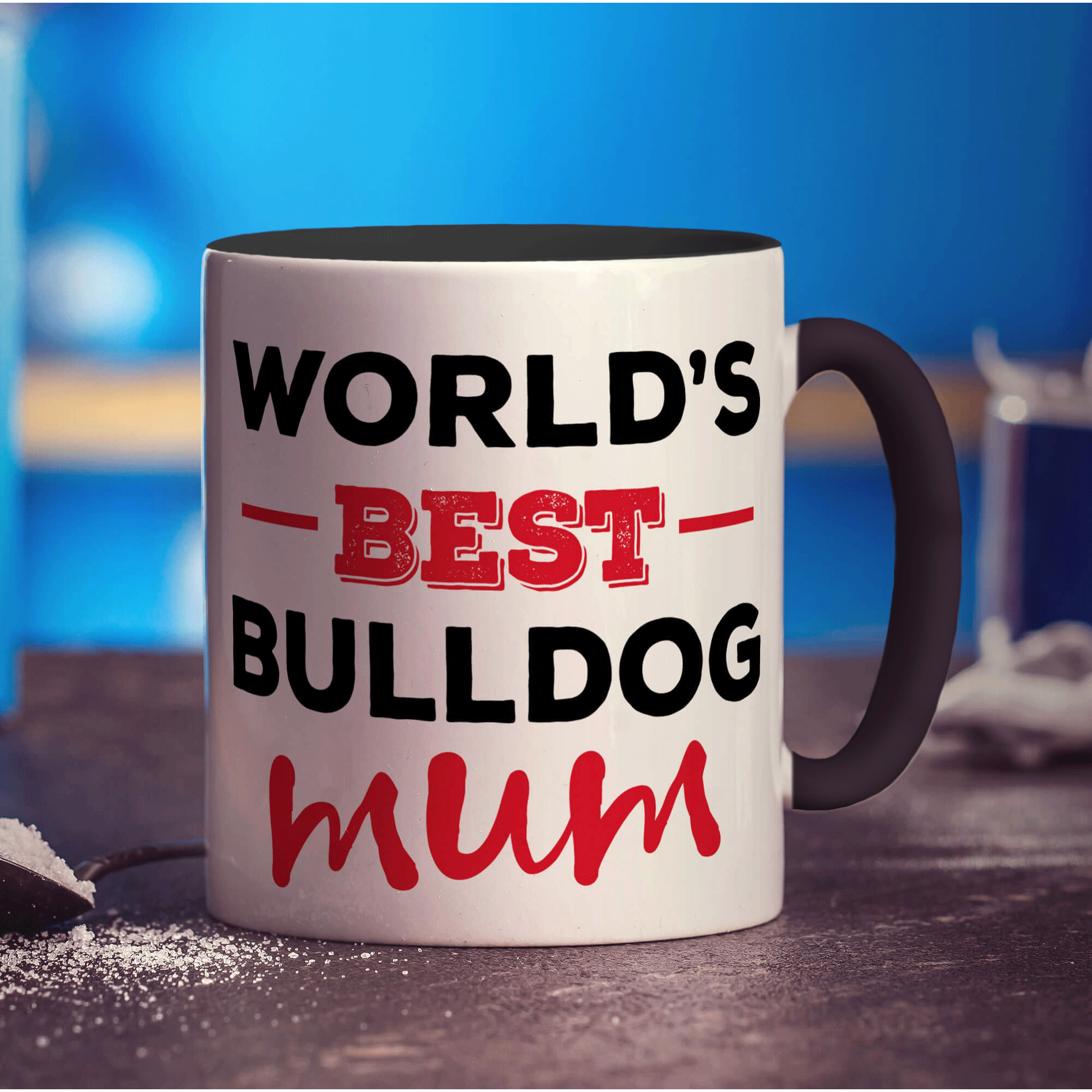 World's Best Bulldog Mum Mug
