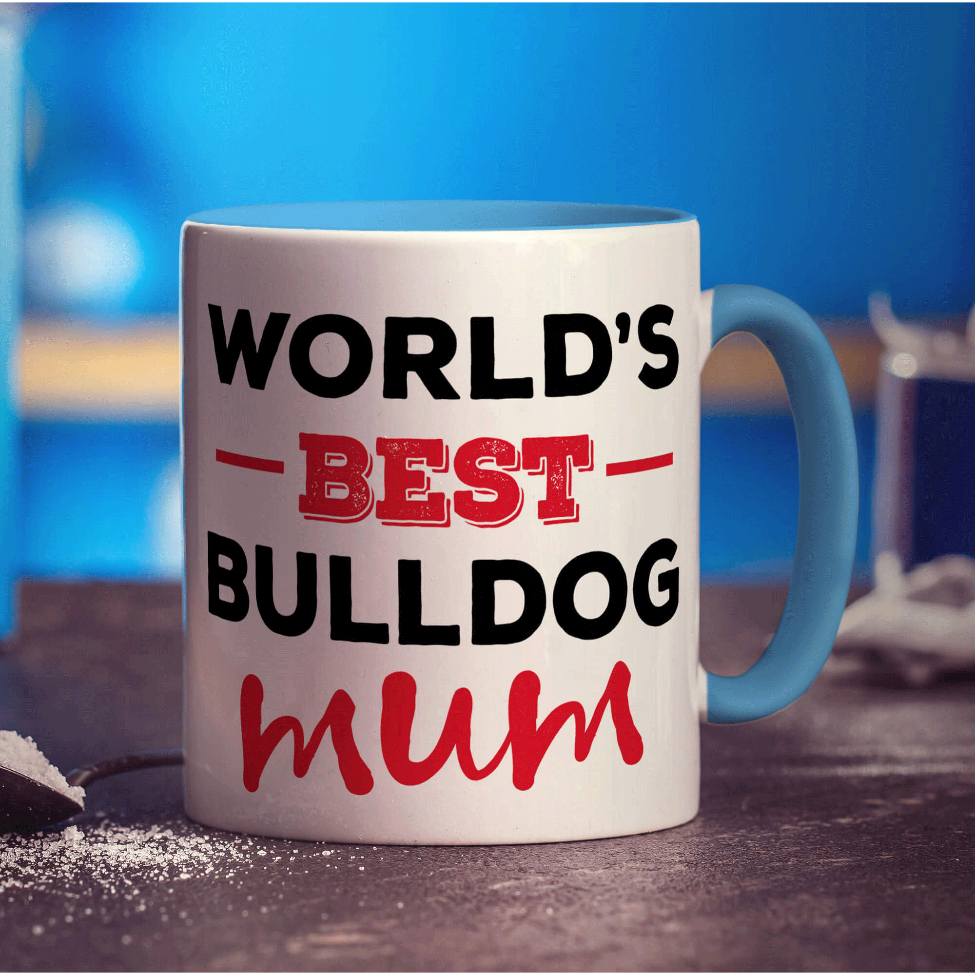 World's Best Bulldog Mum Mug