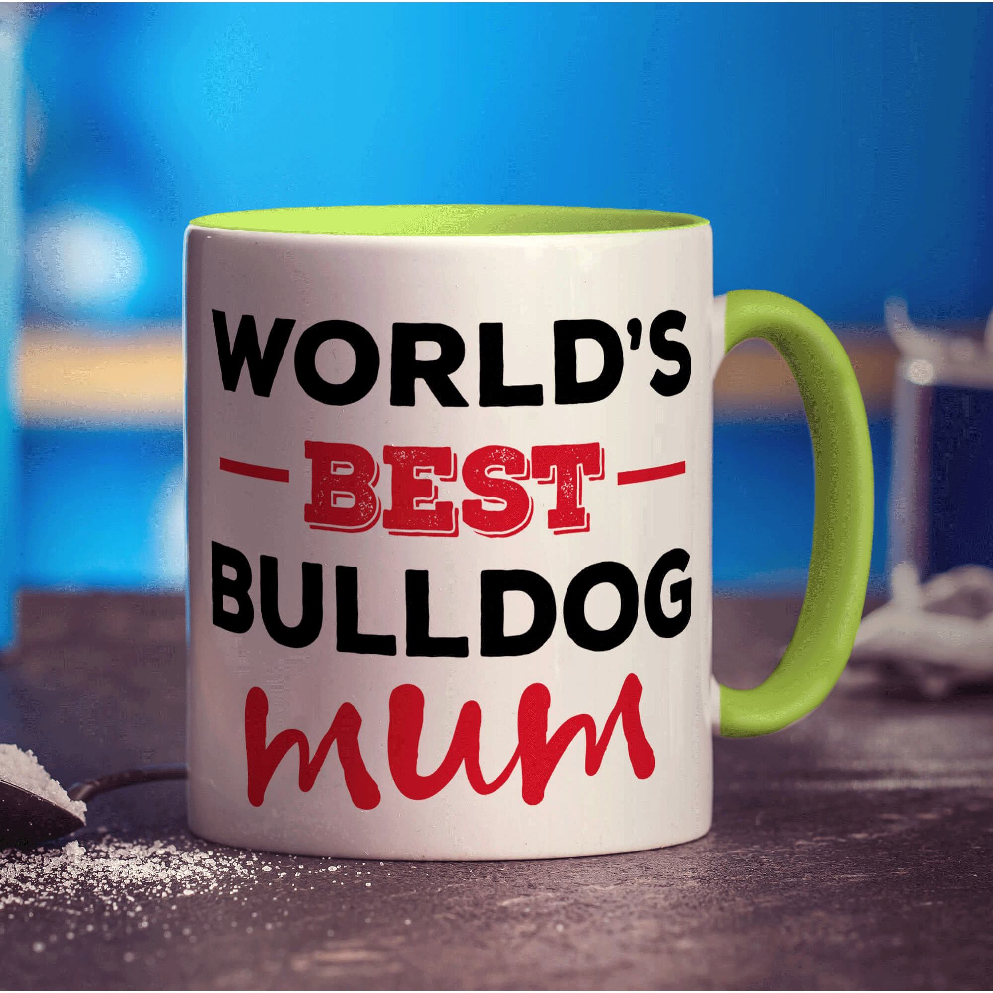 World's Best Bulldog Mum Mug