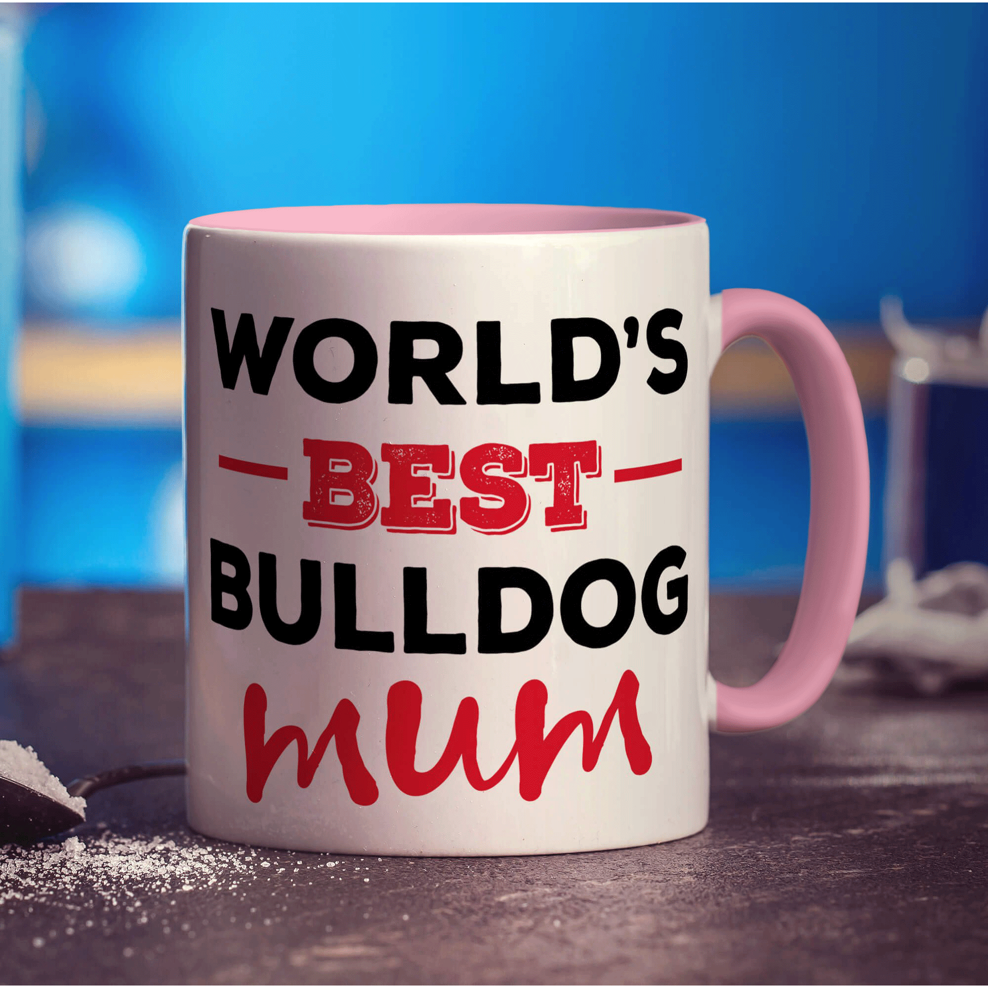 World's Best Bulldog Mum Mug