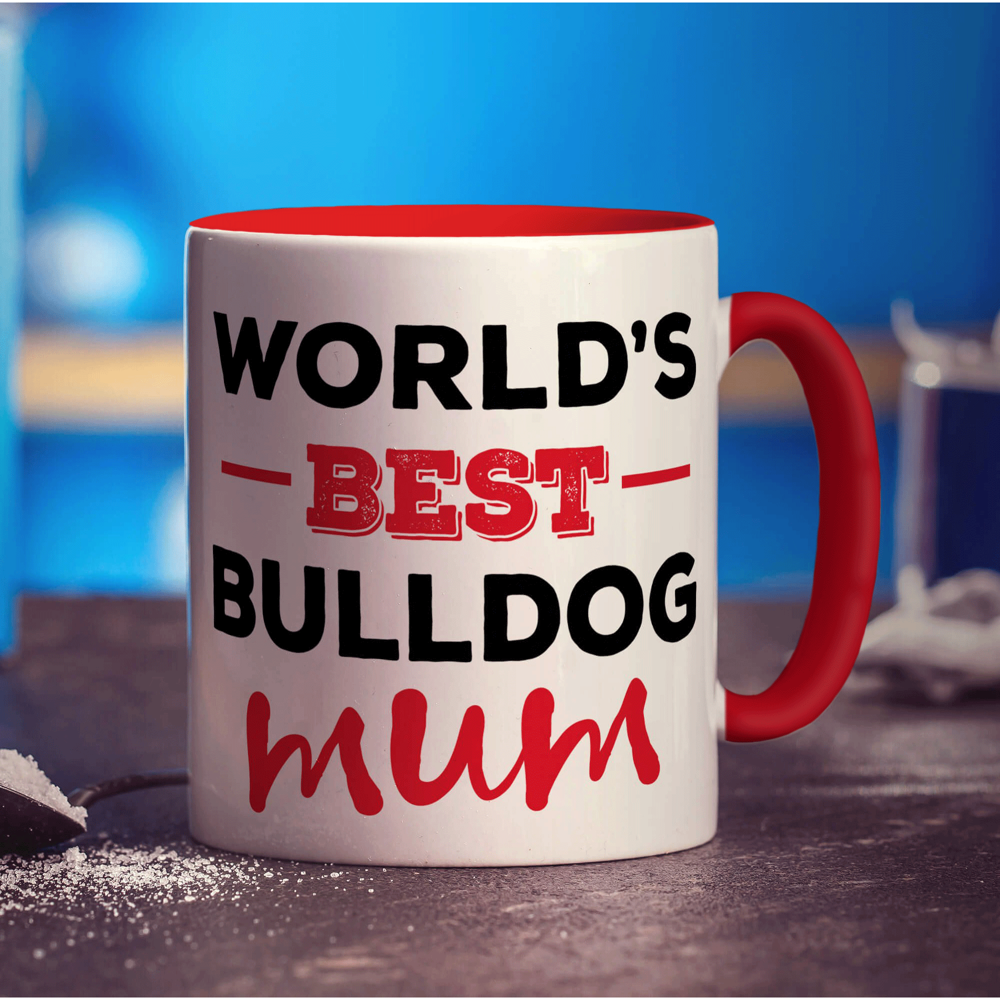 World's Best Bulldog Mum Mug