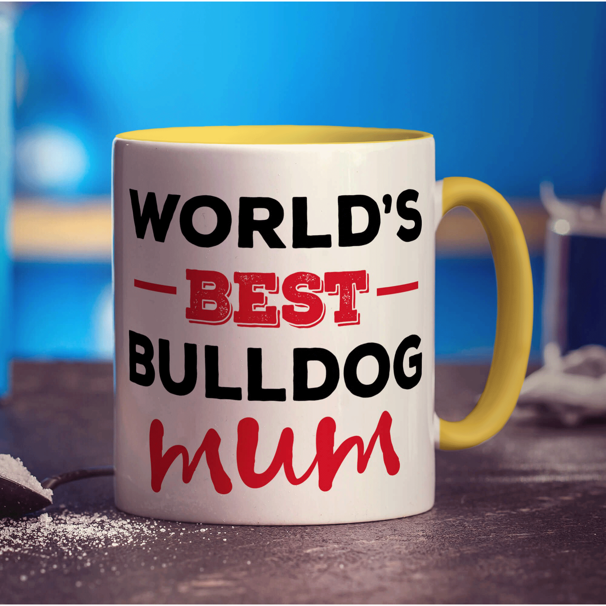World's Best Bulldog Mum Mug