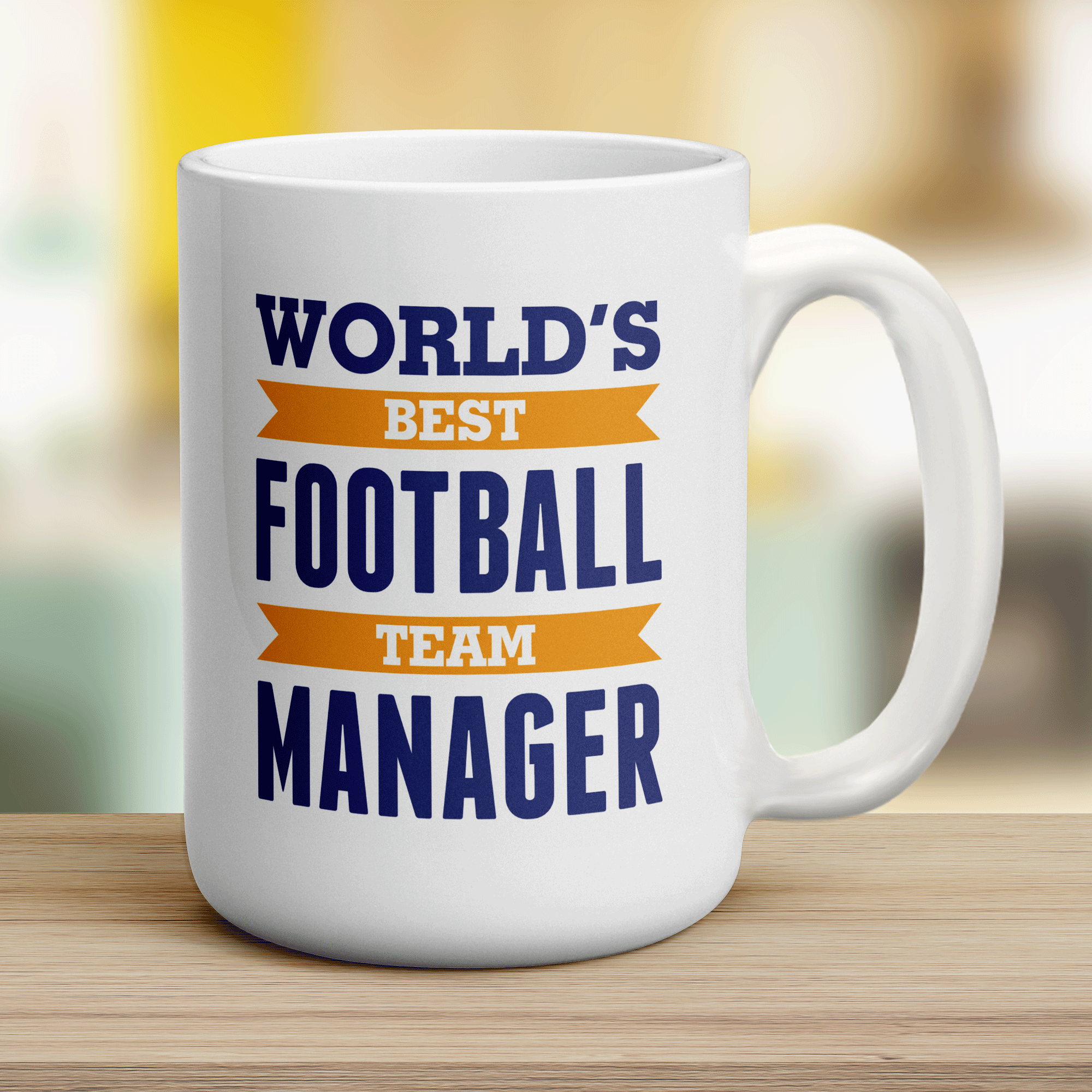 World's Best Football Team Manager Mug