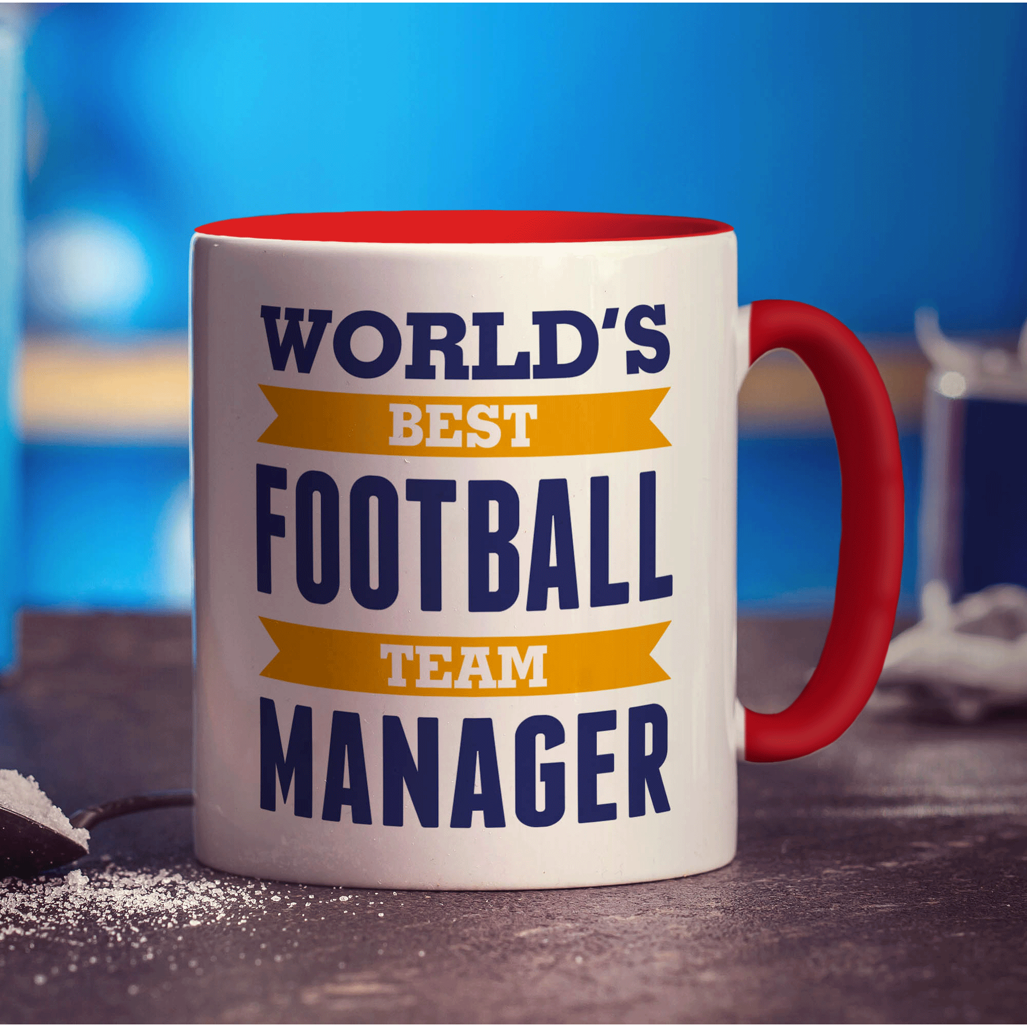 World's Best Football Team Manager Mug